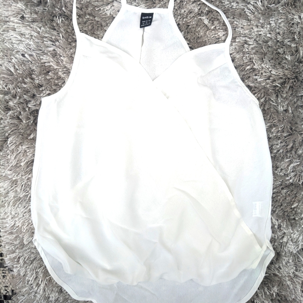 Brand new never worn shear hi-lo size S tops lot of 2